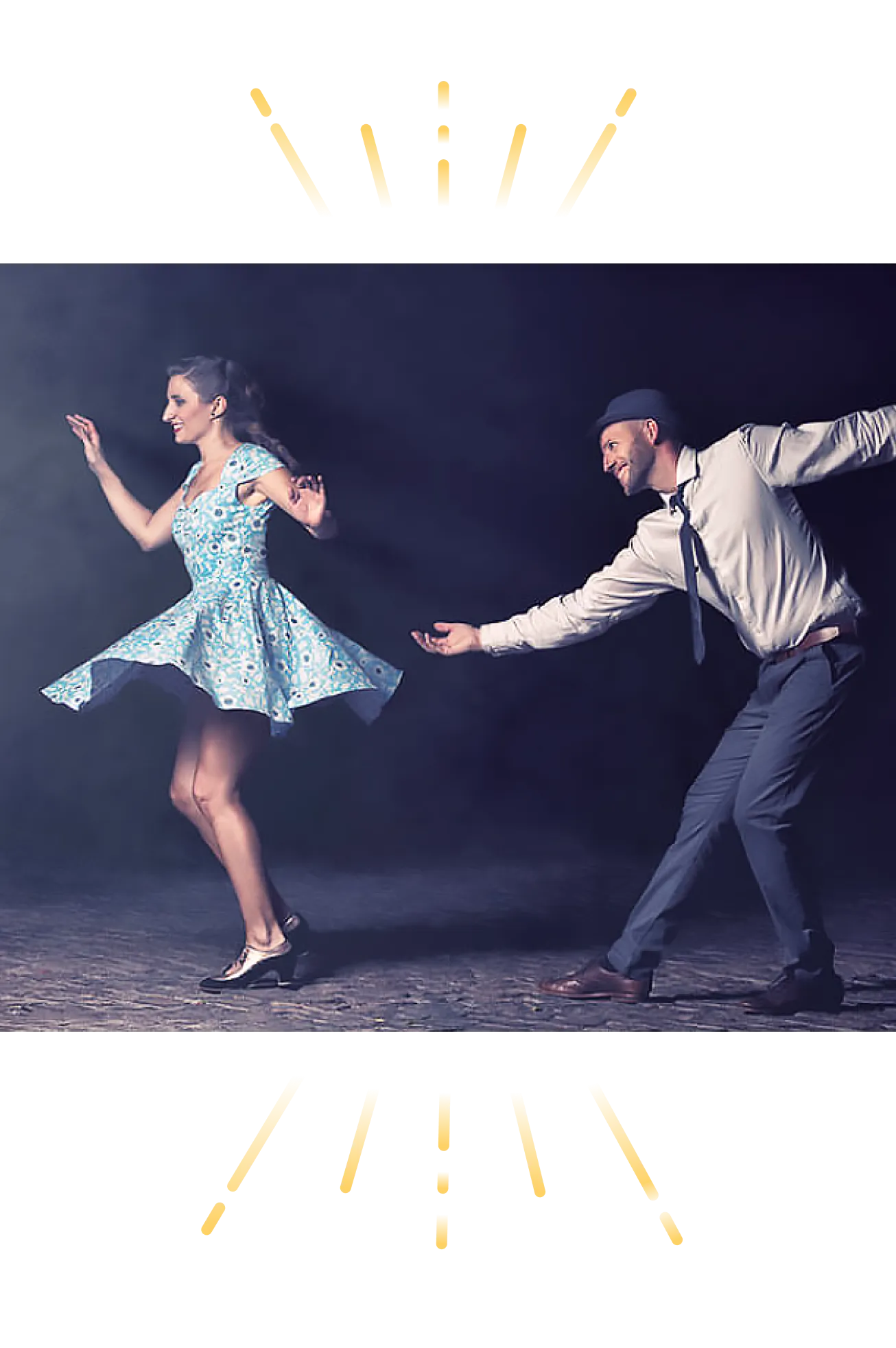 Two Lindy Hop dancers